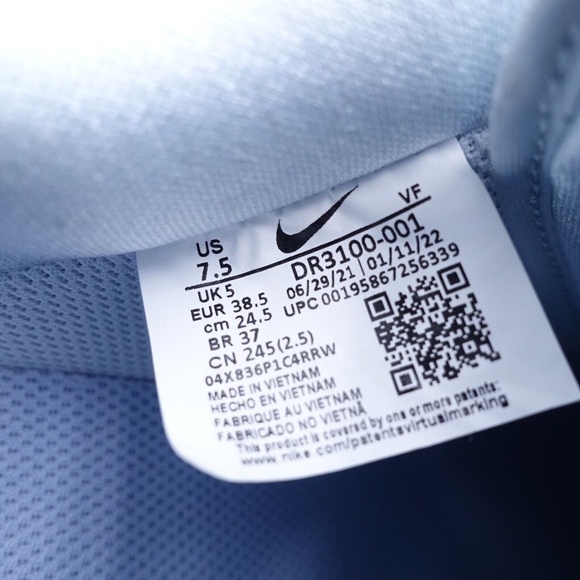 NEW Nike Air Force 1 '07 Low NHI Football Sneakers DR3100-001 Grey - Picture 2 of 7